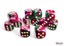 Gemini Green-Purple/gold 16mm d6 Dice Block (12 dice) - CHX26634